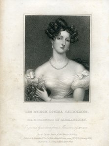 Louisa Catherine Osborne, duchesse de Leeds lorsqu