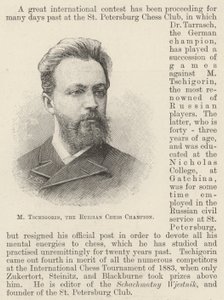 M. Tschigorin, le champion d