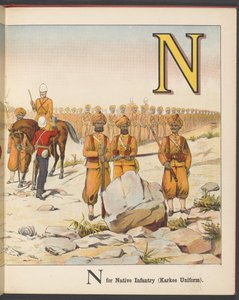 M pour Infanterie de Marine N pour Infanterie Indigène (Uniforme Kaki) - English School