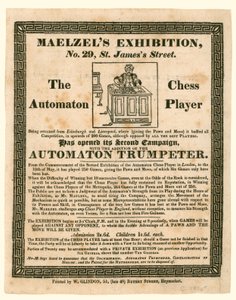 Exposition de Maelzel, 29 rue St James, le joueur d