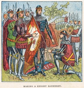 Faire un chevalier banneret - English School