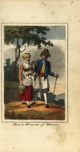 Homme et femme de Murcie, Espagne
