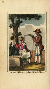 Homme et femme de la Forêt-Noire, Allemagne - English School