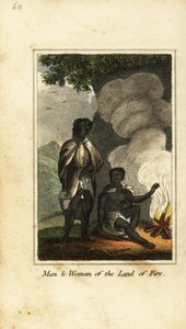 Homme et femme de la Terre de Feu ou Tierra del Fuego