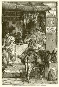 Mœurs des esclaves romains. Rue à Pompéi - English School