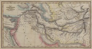 Carte des pays mentionnés dans les histoires de Noé, Abraham et les rois d