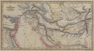 Carte des Pays, mentionnés dans les Histoires de Noé, Abraham et les Rois d