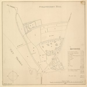 Carte de Strawberry Hill, Londres