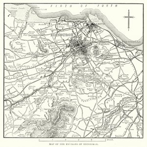 Carte des environs d