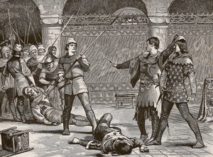 Marcel et le dauphin de France, illustration de Cassells Illustrated History of England