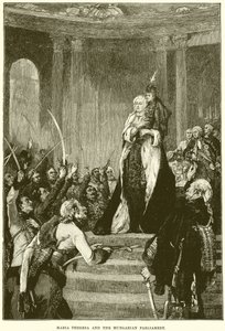 Marie-Thérèse et le Parlement hongrois