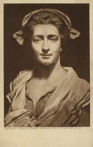 Marie Tussaud, artiste et sculpteur de cire français (lithographie)