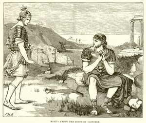 Marius parmi les ruines de Carthage