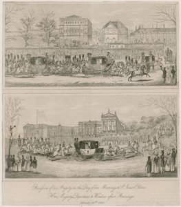 Mariage de la reine Victoria et du prince Albert, 10 février 1840 - English School