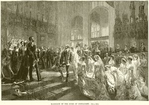 Mariage du duc de Connaught - English School
