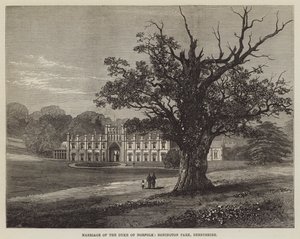 Mariage du duc de Norfolk, Donington Park, Derbyshire - English School