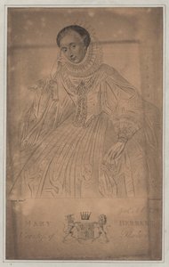 Mary Herbert, comtesse de Pembroke - English School