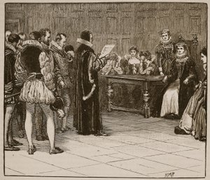 Marie Stuart recevant l
