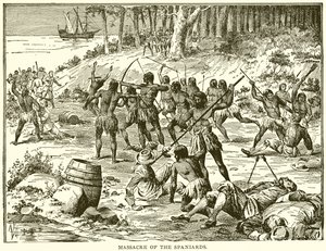 Massacre des Espagnols - English School