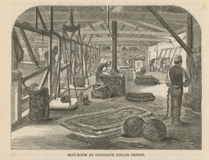 Salle de matelas à la prison de Coldbath Fields - English School