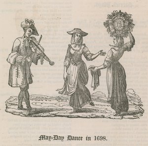 Danse du 1er mai en 1698 - English School