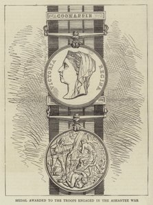 Médaille décernée aux troupes engagées dans la guerre d
