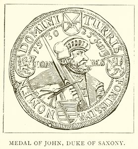Médaille de Jean, duc de Saxe - English School