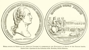 Médaille frappée par ordre du Congrès américain pour commémorer l