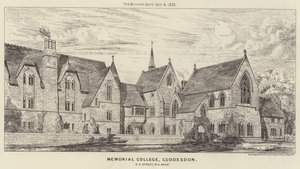 Collège commémoratif, Cuddesdon (gravure)