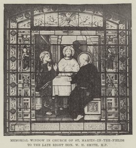 Vitrail commémoratif dans l
