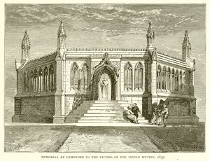 Mémorial à Cawnpore pour les victimes de la révolte indienne, 1857