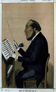 Hommes du jour, n° 47 : "Orchestration", caricature de Vanity Fair, 6 juillet 1872