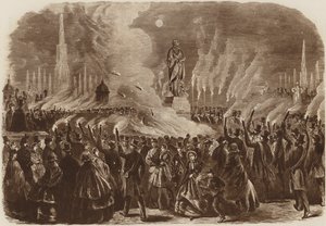 Festival Mendelssohn, la procession aux flambeaux, 1860