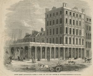 Nouveaux locaux de Messrs E Moses and Sons à Tottenham Court Road - English School