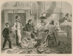 Minuit : La salle des sous-rédacteurs