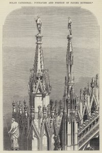 Cathédrale de Milan, Pinacles et Partie de l