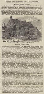 Abbaye de Minster, Kent (gravure)