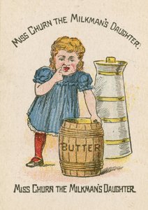 Mlle Churn la fille du laitier
