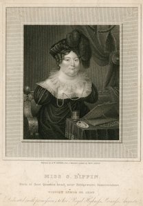 Mlle Sarah Biffin, artiste