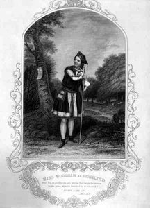 Mlle Woolgar en Rosalind, Acte III Scène 2, dans Comme il vous plaira, par William Shakespeare