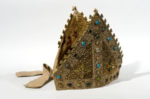 Mitre appartenant à William of Wykeham, fin XIVe ou début XVe siècle