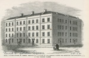 Maisons de logement modèle, St James Westminster - English School