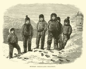 Enfants du Groenland moderne