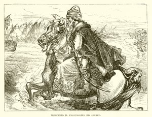 Mohammed II encourageant ses marins