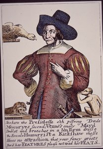 Moll Cutpurse (gravure colorée à la main) - English School
