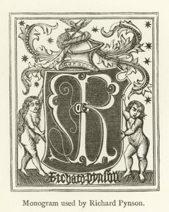 Monogramme utilisé par Richard Pynson