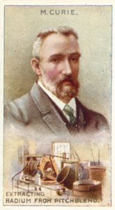 Monsieur Curie, extrayant du radium de la pechblende
