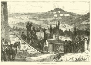 Mont Valérien pendant le siège, octobre 1870 - English School