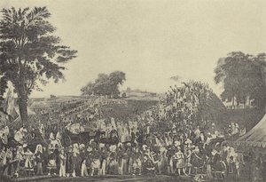 Cérémonie de Montem à Salt Hill, 1838 - English School