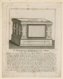 Monument dans le cimetière de St Botolphs, Bishopsgate - English School